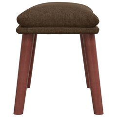 vidaXL jalapink, pruun, 45 x 29,5 x 39 cm, kangas hind ja info | Kott-toolid, tumbad, järid | kaup24.ee