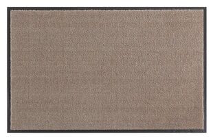 Uksematt Hanse Home Soft & Clean Taupe, 75x150 cm цена и информация | Придверные коврики | kaup24.ee