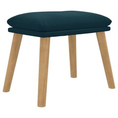 Jalapink, sinine, 45 x 29,5 x 39 cm, samet hind ja info | Kott-toolid, tumbad, järid | kaup24.ee