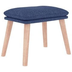 Jalapink, sinine, 45 x 29,5 x 39 cm, kangas hind ja info | Kott-toolid, tumbad, järid | kaup24.ee