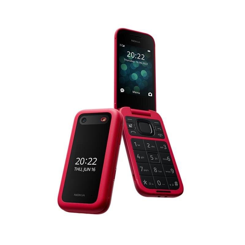 Nokia 2660 Flip 4G 1GF011GPB1A03 Red hind ja info | Telefonid | kaup24.ee