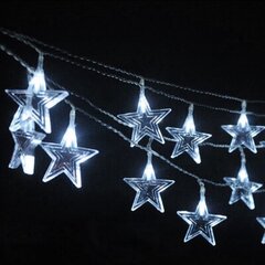 LED jõulutuled, tähed, pikkus 2*1.5m, 144leds, E 19-359 hind ja info | Jõulutuled | kaup24.ee