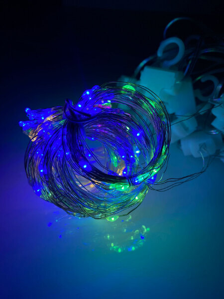 LED jõulutuled, 3x3m, mitmevärviline (RGB), koos puldiga, USB, E 663M цена и информация | Jõulutuled | kaup24.ee