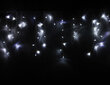 Kristallidega LED jõulujäätis väljas ja siseruumides, 300 LED, pikkus - 13,5m, ühendatav, E DLX-2033 hind ja info | Jõulutuled | kaup24.ee