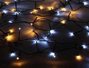 Kristallidega LED jõuluküünlad väljas ja sees, 300 LED-i, pikkus - 11m, ühendatav, E DLX-2003 цена и информация | Гирлянды | kaup24.ee