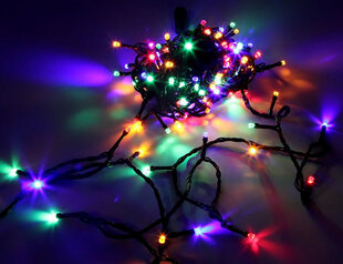 Kristallidega LED jõuluvalgus siseruumides, mitmevärviline, 200 LED, pistikupesaga, E ART 112 hind ja info | Jõulutuled | kaup24.ee