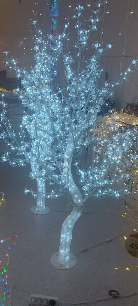 LED jõulukaunistus - 3D puu, Sakura, 180cm, E 19-555 hind ja info | Jõulukaunistused | kaup24.ee