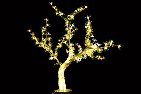 LED jõulukaunistus - 3D puu, SAKURA, 180cm, E 19-557 hind ja info | Jõulukaunistused | kaup24.ee