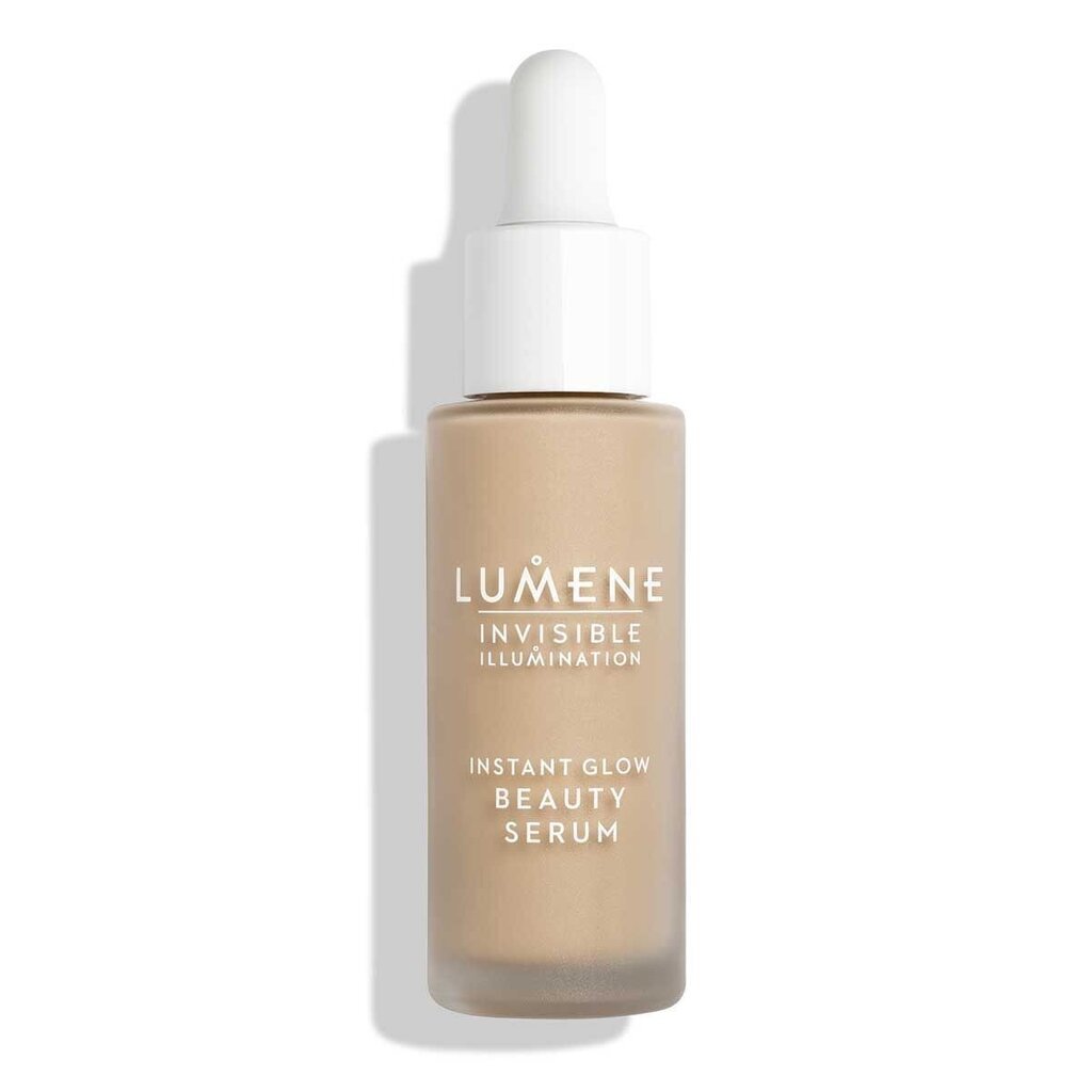 Näoseerum Lumene Invisible Illumination Instant Glow Beauty Universal Medium, 30ml hind ja info | Näoõlid, seerumid | kaup24.ee