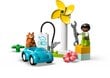 10985 LEGO® DUPLO Town Tuulegeneraator ja elektriauto hind ja info | Klotsid ja konstruktorid | kaup24.ee