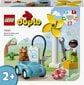 10985 LEGO® DUPLO Town Tuulegeneraator ja elektriauto цена и информация | Klotsid ja konstruktorid | kaup24.ee