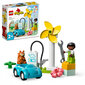 10985 LEGO® DUPLO Town Tuulegeneraator ja elektriauto hind ja info | Klotsid ja konstruktorid | kaup24.ee