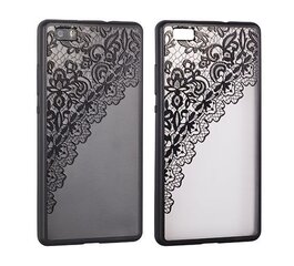 Kaitseümbris Lace Samsung Galaxy S8 Plus G955 Design 2, must hind ja info | Telefoni kaaned, ümbrised | kaup24.ee