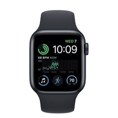 Apple Watch SE 2.gen 40mm GPS Aluminum Midnight (uuendatud, seisukord A) hind ja info | Nutikellad (smartwatch) | kaup24.ee