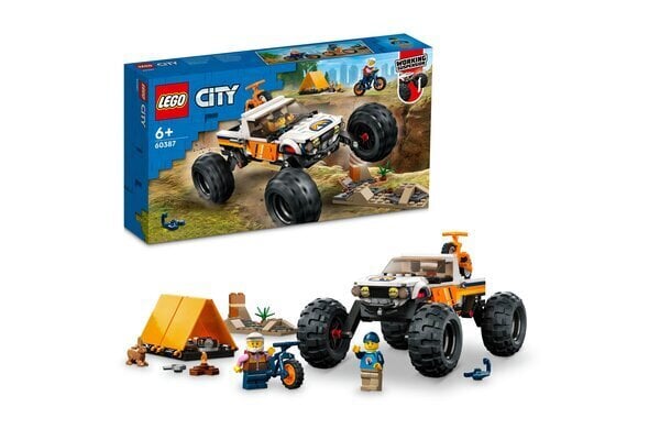 60387 LEGO® City 4x4 maastikuseiklused цена и информация | Klotsid ja konstruktorid | kaup24.ee