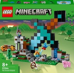 21244 LEGO® Minecraft Пост охраны меча цена и информация | Конструкторы и кубики | kaup24.ee