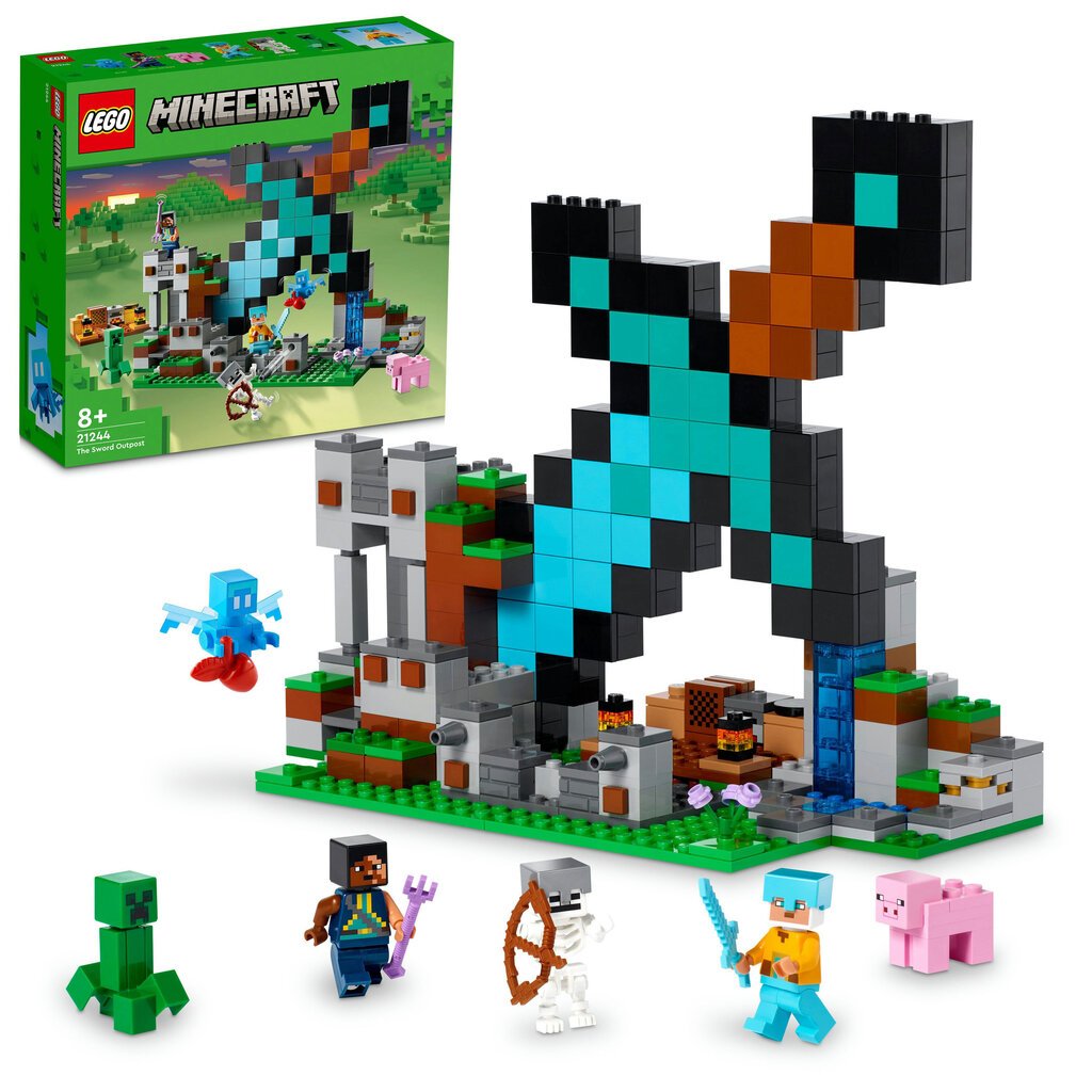 21244 LEGO® Minecraft Mõõgavahi post hind ja info | Klotsid ja konstruktorid | kaup24.ee