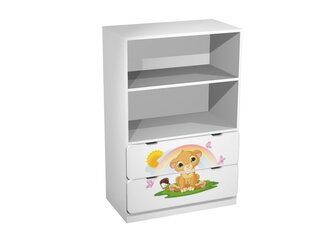 Riiul Ami 11, valge цена и информация | Полки для книг и игрушек | kaup24.ee
