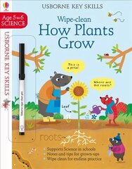 Wipe-Clean How Plants Grow 5-6 цена и информация | Книги для малышей | kaup24.ee