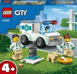 60382 LEGO® City Машины скорой помощи для домашних животных цена и информация | Конструкторы и кубики | kaup24.ee