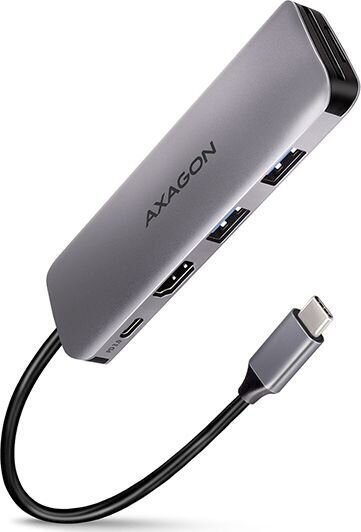 Axagon HMC-5 цена и информация | USB jagajad, adapterid | kaup24.ee