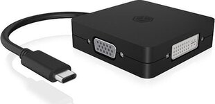 IcyBox IB-DK1104-C цена и информация | Адаптеры и USB-hub | kaup24.ee