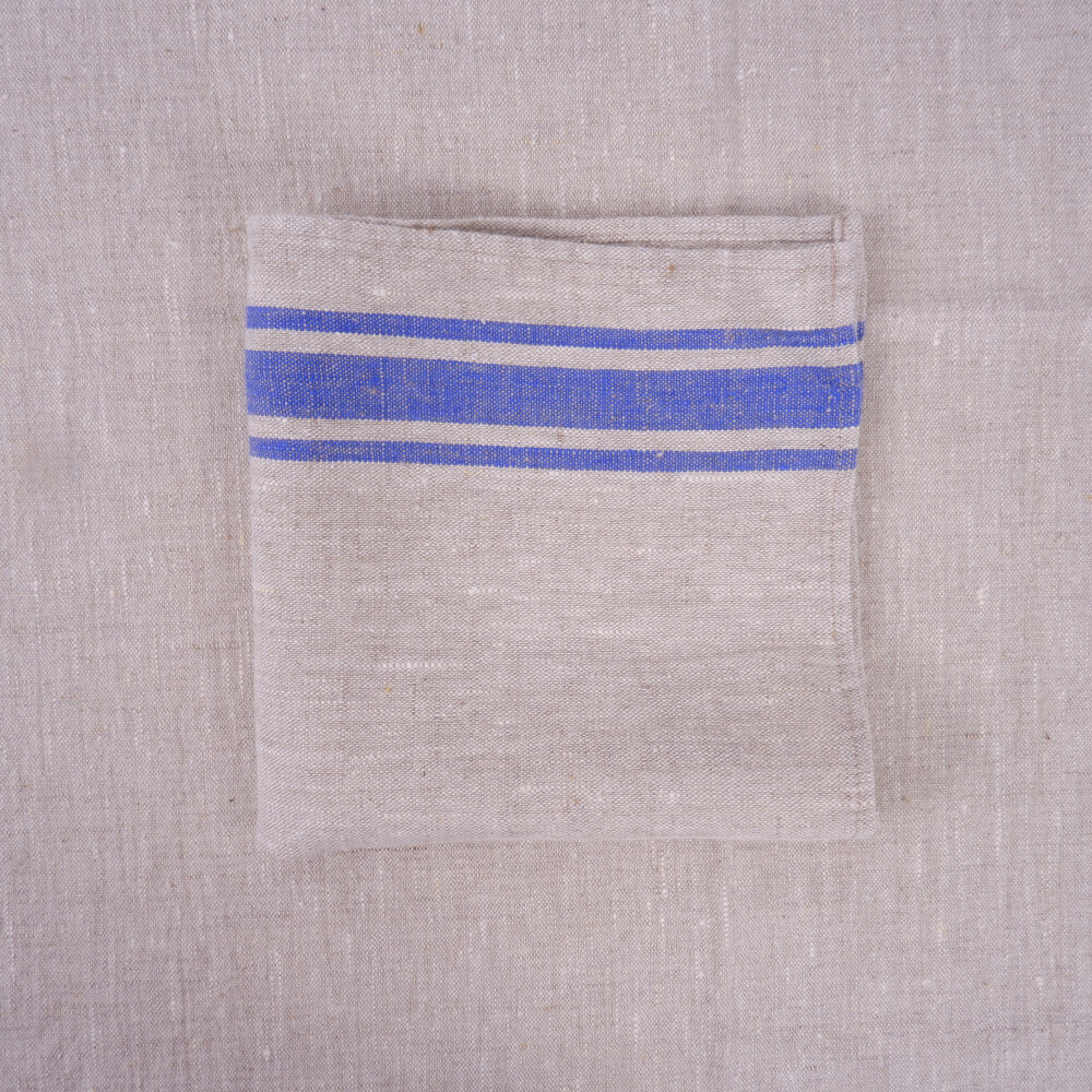 Linased salvrätikud Blue Stripes - 2 tk, 40x40 cm цена и информация | Laudlinad, lauamatid, servjetid | kaup24.ee