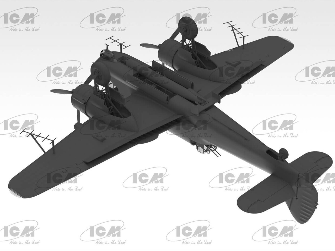 Liimitav mudel ICM 48311 Bristol Beaufort Mk.IA with tropical filter 1/48 цена и информация | Liimitavad mudelid | kaup24.ee