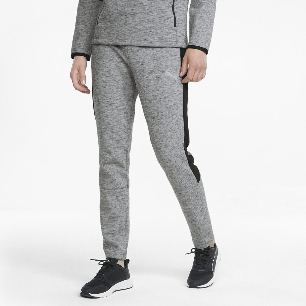 Meeste dressipüksid Puma Evostripe Pants Medium Gray Heat 58942603, hallid hind ja info | Meeste spordiriided | kaup24.ee