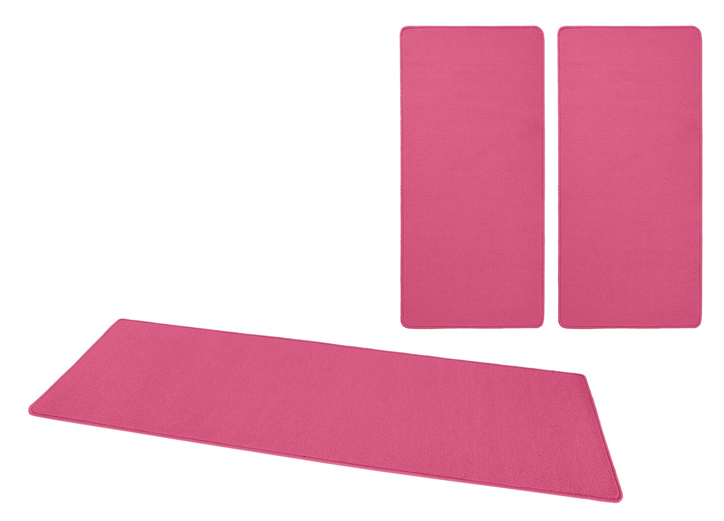 Hanse Home vaibakomplekt Fancy Pink, 3 tk hind ja info | Vaibad | kaup24.ee