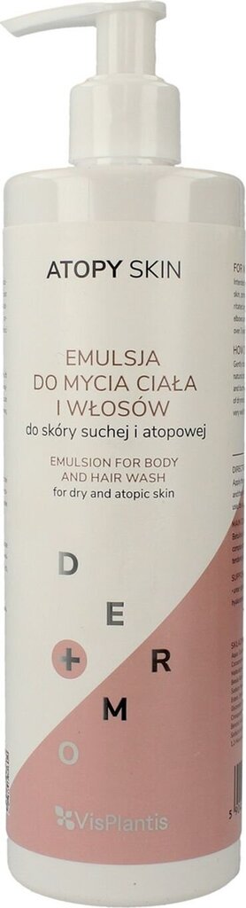 Juukseid ja keha puhastav emulsioon Elfa Pharm Atopy Skin 400 ml цена и информация | Dušigeelid, õlid | kaup24.ee