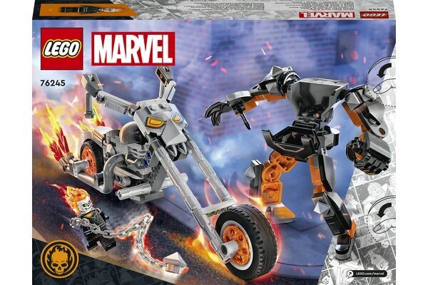 76245 LEGO® Marvel Tume biker-robot ja mootorratas цена и информация | Klotsid ja konstruktorid | kaup24.ee