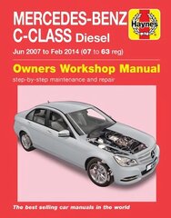 Mercedes-Benz C-Class Diesel (Jun '07 - Feb '14): Saloon & Estate (W204 Series): C200CDI, C220CDI & C250CDI 2.1 Litre (2143CC/2148CC) hind ja info | Reisiraamatud, reisijuhid | kaup24.ee