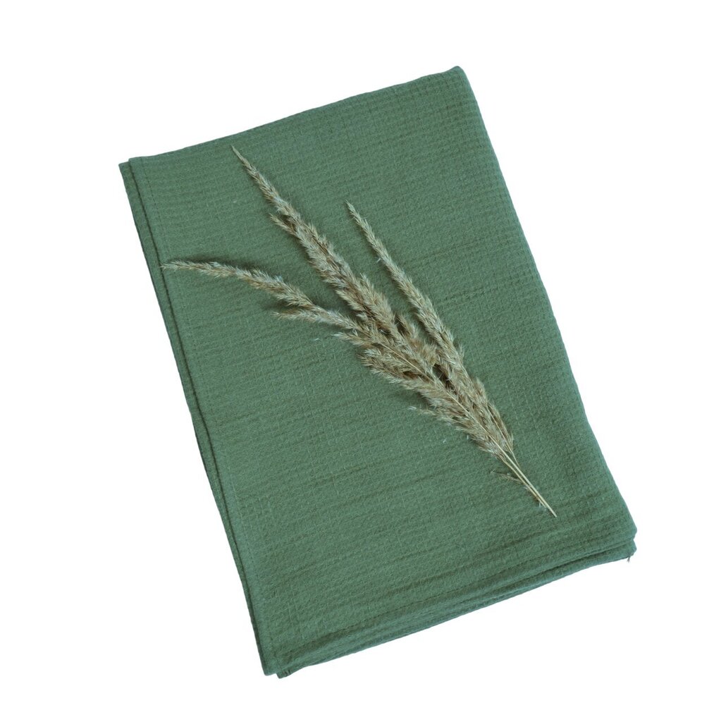 Linane rätik, roheline, 135x90, 1 tk hind ja info | Rätikud, saunalinad | kaup24.ee
