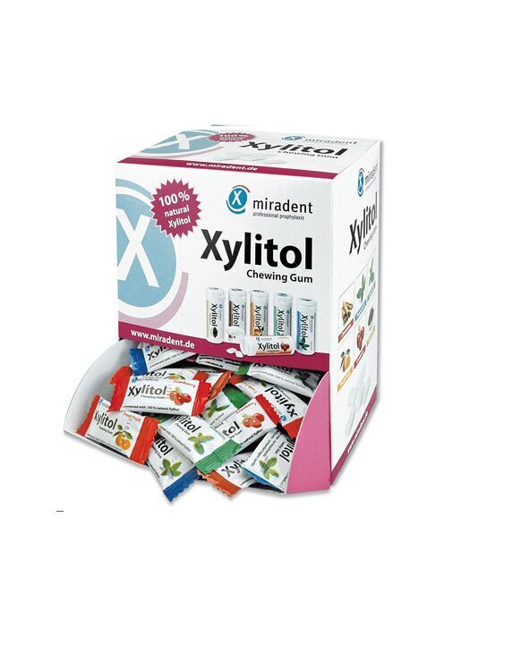 Miradent Xylitol närimiskumm MIX (200x2) цена и информация | Maiustused | kaup24.ee