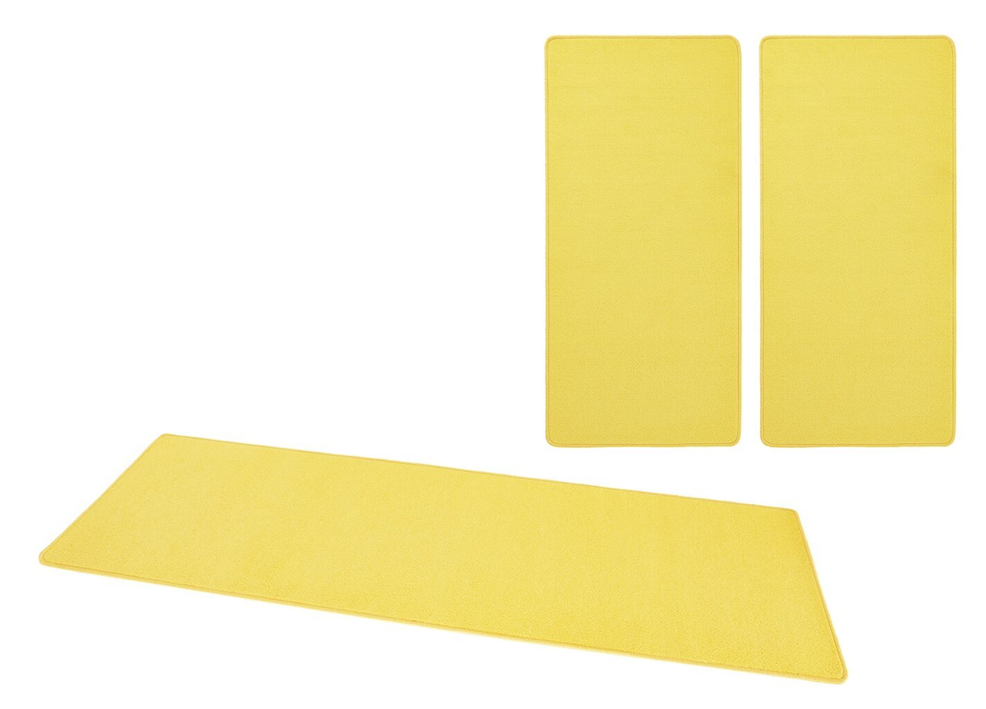 Vaipade komplekt Hanse Home Fancy Yellow, 3-osaline цена и информация | Vaibad | kaup24.ee