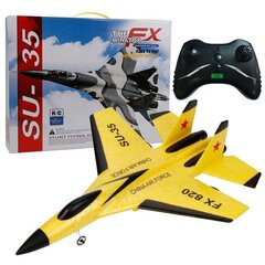 Hävituslennuk Su-35, mida juhitakse puldiga. hind ja info | Poiste mänguasjad | kaup24.ee