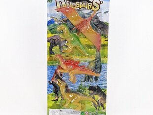 Динозавры 4 шт. цена и информация | Развивающий мелкую моторику - кинетический песок KeyCraft NV215 (80 г) детям от 3+ лет, бежевый | kaup24.ee