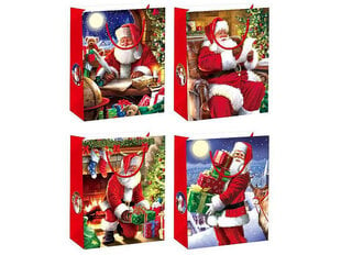 Kinkekott jõulu 32x26x10cm hind ja info | Kingituste pakendid | kaup24.ee