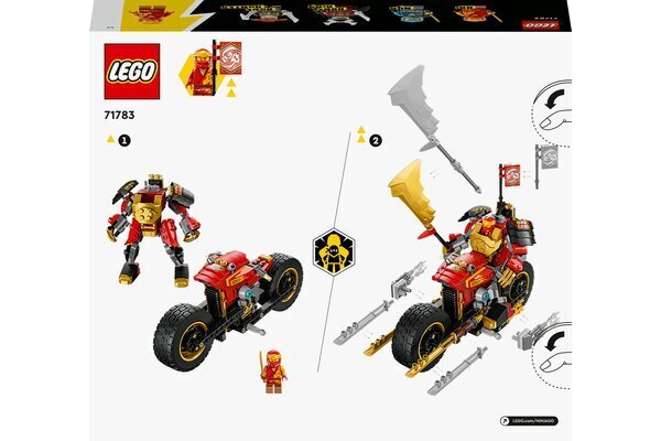 71783 LEGO® NINJAGO Kai robotmootorratas hind ja info | Klotsid ja konstruktorid | kaup24.ee