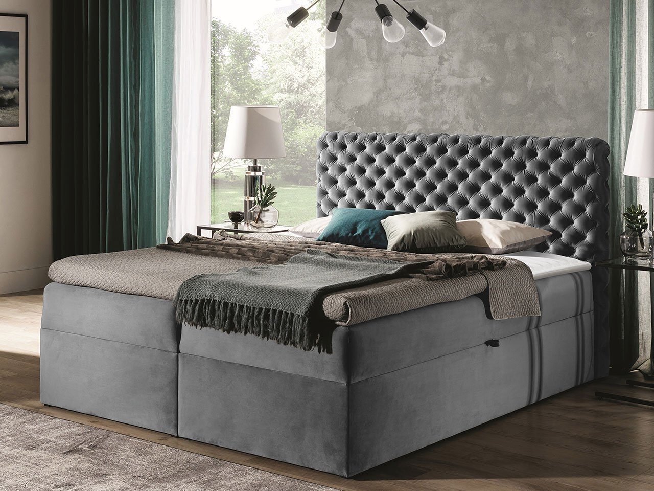 Kontinentaalvoodi TIGLINE-Magic Velvet 2217-160x200 cm hind ja info | Voodid | kaup24.ee