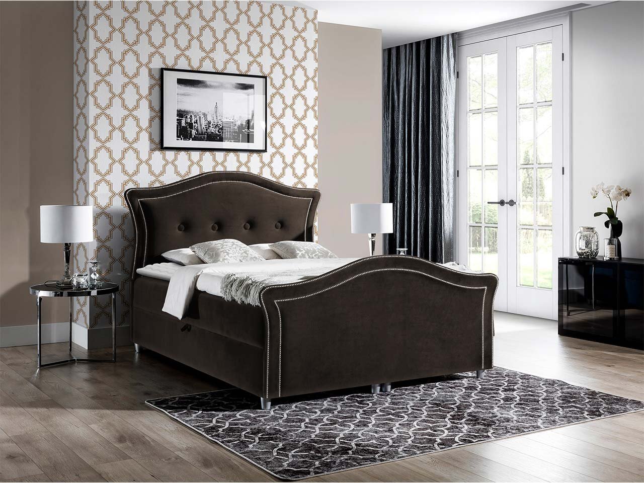 Kontinentaalvoodi MASALA LUX-Casablanca 2308-120x200 cm hind ja info | Voodid | kaup24.ee