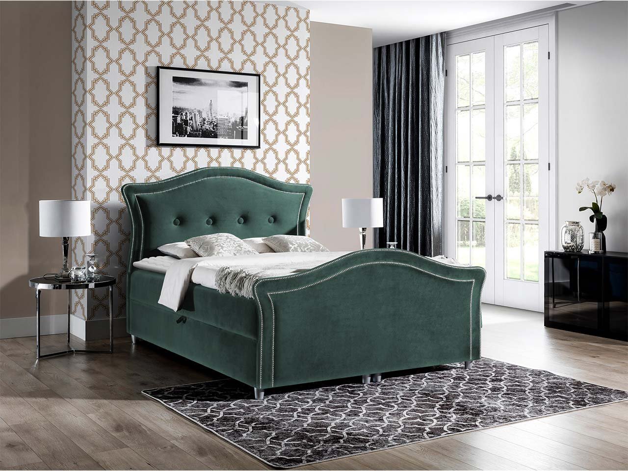 Kontinentaalvoodi MASALA LUX-Velluto 12-160x200 cm hind ja info | Voodid | kaup24.ee