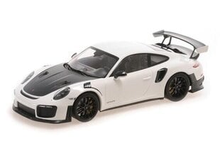 PORSCHE 911 (991.2) GT2RS - 2018 - WHITE MINICHAMPS 1:18 155068310 цена и информация | Коллекционные модели автомобилей | kaup24.ee