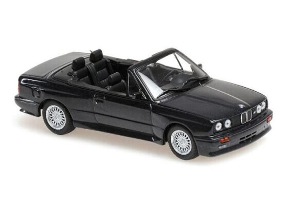 BMW M3 CABRIOLET E30 - 1988 - BLUE METALLIC MAXICHAMPS 1:43 940020330 цена и информация | Mudelautode kollektsioneerimine | kaup24.ee