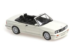 BMW M3 CABRIOLET E30 - 1988 - WHITE MAXICHAMPS 1:43 940020331 цена и информация | Коллекционные модели автомобилей | kaup24.ee