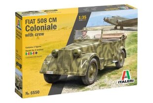 FIAT 508 CM COLONIALE with Crew ITALERI 1:35 6550 hind ja info | Mudelautode kollektsioneerimine | kaup24.ee