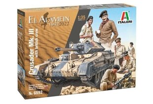 CRUSADER Mk. III with British Crew ITALERI 1:35 6592 hind ja info | Mudelautode kollektsioneerimine | kaup24.ee