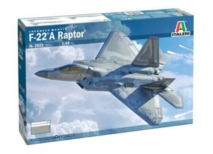F-22 A RAPTOR ITALERI 1:48 2822 цена и информация | Коллекционные модели автомобилей | kaup24.ee