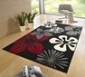 Vaip Hanse Home Gloria Flora Black Red, 80x150 cm hind ja info | Vaibad | kaup24.ee